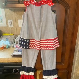 American flag pants set